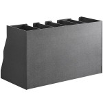 ServSense Black 16-Section Countertop Condiment Organizer - 27 ServSense Black 16-Section Countertop Condiment Organizer - 27