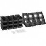 ServSense Black 16-Section Countertop Condiment Organizer - 27 ServSense Black 16-Section Countertop Condiment Organizer - 27