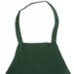 Chef Revival Hunter Green Poly-Cotton Customizable Bib Apron with 1 Pocket - 34 Chef Revival Hunter Green Poly-Cotton Customizable Bib Apron with 1 Pocket - 34