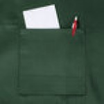 Chef Revival Hunter Green Poly-Cotton Customizable Bib Apron with 1 Pocket - 34 Chef Revival Hunter Green Poly-Cotton Customizable Bib Apron with 1 Pocket - 34