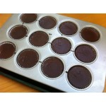 Chicago Metallic 45125 12 Cup 3.8 oz. Glazed Aluminized Steel Muffin / Cupcake Pan - 11 1/8