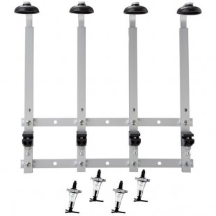 Precision Pours WM4 1 1/2 oz MO Rack & Pour 1.5 oz. Wall Mount 4 Bottle Measured Liquor Pourer and Rack System Precision Pours WM4 1 1/2 oz MO Rack & Pour 1.5 oz. Wall Mount 4 Bottle Measured Liquor Pourer and Rack System