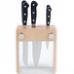 Mercer Culinary M23505 Renaissance® 6-Piece Knife Set with Wood / Glass Knife Block Mercer Culinary M23505 Renaissance® 6-Piece Knife Set with Wood / Glass Knife Block