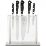 Mercer Culinary M23505 Renaissance® 6-Piece Knife Set with Wood / Glass Knife Block Mercer Culinary M23505 Renaissance® 6-Piece Knife Set with Wood / Glass Knife Block