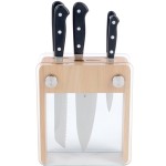 Mercer Culinary M23505 Renaissance® 6-Piece Knife Set with Wood / Glass Knife Block Mercer Culinary M23505 Renaissance® 6-Piece Knife Set with Wood / Glass Knife Block
