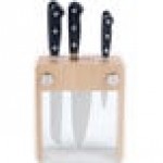 Mercer Culinary M23505 Renaissance® 6-Piece Knife Set with Wood / Glass Knife Block Mercer Culinary M23505 Renaissance® 6-Piece Knife Set with Wood / Glass Knife Block