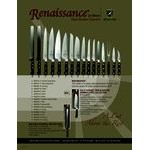 Mercer Culinary M23505 Renaissance® 6-Piece Knife Set with Wood / Glass Knife Block Mercer Culinary M23505 Renaissance® 6-Piece Knife Set with Wood / Glass Knife Block