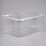 Rubbermaid® FG332800CLR Clear Polycarbonate Food Storage Box - 26 Rubbermaid® FG332800CLR Clear Polycarbonate Food Storage Box - 26