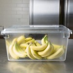 Rubbermaid® FG332800CLR Clear Polycarbonate Food Storage Box - 26 Rubbermaid® FG332800CLR Clear Polycarbonate Food Storage Box - 26