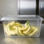 Rubbermaid® FG332800CLR Clear Polycarbonate Food Storage Box - 26 Rubbermaid® FG332800CLR Clear Polycarbonate Food Storage Box - 26