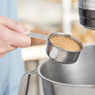 TableCraft 724B 1/3 Cup Stainless Steel Measuring Cup TableCraft 724B 1/3 Cup Stainless Steel Measuring Cup