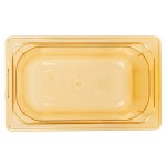 Vollrath 9046410 Super Pan® 1/4 Size Amber High Heat Plastic Food Pan - 6 Vollrath 9046410 Super Pan® 1/4 Size Amber High Heat Plastic Food Pan - 6