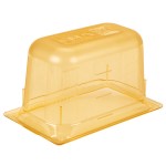 Vollrath 9046410 Super Pan® 1/4 Size Amber High Heat Plastic Food Pan - 6 Vollrath 9046410 Super Pan® 1/4 Size Amber High Heat Plastic Food Pan - 6