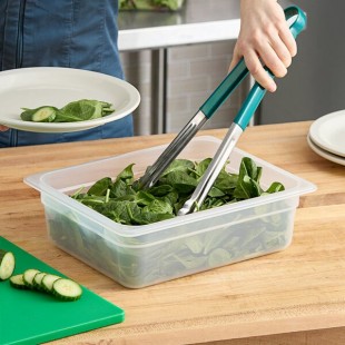 Cambro 24PP190 1/2 Size Translucent Polypropylene Food Pan - 4 Cambro 24PP190 1/2 Size Translucent Polypropylene Food Pan - 4