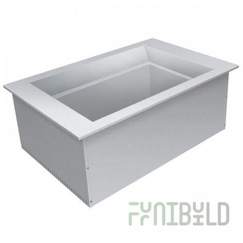 Hatco IWB-S1 One Pan Ice Cooled Slim Drop-In Cold Food Well