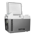 Summit Appliance SPRF26M Accucold .88 Cu. Ft. Gray / White DC-Powered Portable Medical Refrigerator / Freezer with Lock and Collapsible Trolley - 12/24VDC Summit Appliance SPRF26M Accucold .88 Cu. Ft. Gray / White DC-Powered Portable Medical Refrigerator / Freezer with Lock and Collapsible Trolley - 12/24VDC