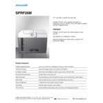 Summit Appliance SPRF26M Accucold .88 Cu. Ft. Gray / White DC-Powered Portable Medical Refrigerator / Freezer with Lock and Collapsible Trolley - 12/24VDC Summit Appliance SPRF26M Accucold .88 Cu. Ft. Gray / White DC-Powered Portable Medical Refrigerator / Freezer with Lock and Collapsible Trolley - 12/24VDC