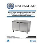 Beverage-Air UCF20HC-24 and UCR20HC-24 Double Stacked 20 Beverage-Air UCF20HC-24 and UCR20HC-24 Double Stacked 20