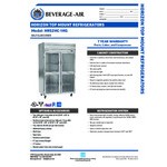 Beverage-Air HRS2HC-1HG Horizon Series 52 Beverage-Air HRS2HC-1HG Horizon Series 52