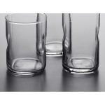 Acopa Thumbprint Rocks / Old Fashioned and Beverage Glass Set - 36/Set