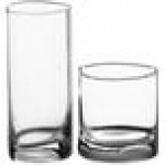 Acopa Thumbprint Rocks / Old Fashioned and Beverage Glass Set - 36/Set