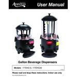 Avantco DHC-26 2.6 Gallon (10 Liter) Hot Beverage / Hot Topping Dispenser