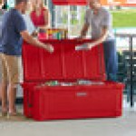 CaterGator CG200RD Red 210 Qt. Rotomolded Outdoor Cooler / Ice Chest CaterGator CG200RD Red 210 Qt. Rotomolded Outdoor Cooler / Ice Chest