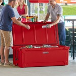 CaterGator CG200RD Red 210 Qt. Rotomolded Outdoor Cooler / Ice Chest CaterGator CG200RD Red 210 Qt. Rotomolded Outdoor Cooler / Ice Chest