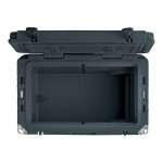 CaterGator CG45CHRW Charcoal 45 Qt. Mobile Rotomolded Outdoor Cooler / Ice Chest