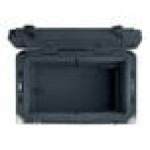 CaterGator CG45CHRW Charcoal 45 Qt. Mobile Rotomolded Outdoor Cooler / Ice Chest
