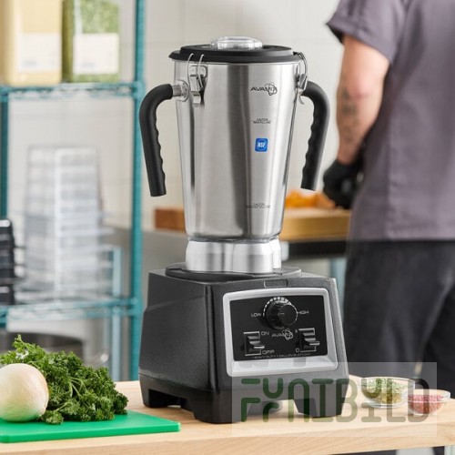 AvaMix BX1GRGV 3 3/4 hp 1 Gallon Stainless Steel Heavy Duty Commercial Food Blender with Variable Speed Controls - 120V