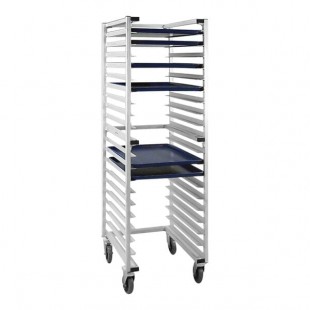 New Age 20 Pan End Load Aluminum U-Type Nesting Bun / Sheet Pan Rack 1331U New Age 20 Pan End Load Aluminum U-Type Nesting Bun / Sheet Pan Rack 1331U