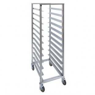 Cres Cor 207-1812 12 Pan End Load Aluminum Bun / Sheet Pan Rack - Assembled