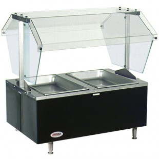 Eagle Group CDHT2 Deluxe Service Mates Two Pan Open Well Tabletop Hot Food Buffet Table with Enclosed Base - 240V, 3 Phase Eagle Group CDHT2 Deluxe Service Mates Two Pan Open Well Tabletop Hot Food Buffet Table with Enclosed Base - 240V, 3 Phase