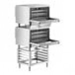 Cooking Performance Group COF-D4-M Double Stacked Electric Digital 4 Tray Full Size Convection Oven with Moisture Injection and Stand - 208-240V Cooking Performance Group COF-D4-M Double Stacked Electric Digital 4 Tray Full Size Convection Oven with Moisture Injection and Stand - 208-240V