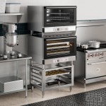 Cooking Performance Group COF-D4-M Double Stacked Electric Digital 4 Tray Full Size Convection Oven with Moisture Injection and Stand - 208-240V Cooking Performance Group COF-D4-M Double Stacked Electric Digital 4 Tray Full Size Convection Oven with Moisture Injection and Stand - 208-240V