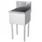 Advance Tabco 4-81-18 One Compartment Stainless Steel Commercial Sink - 18 Advance Tabco 4-81-18 One Compartment Stainless Steel Commercial Sink - 18