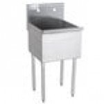 Advance Tabco 4-81-18 One Compartment Stainless Steel Commercial Sink - 18 Advance Tabco 4-81-18 One Compartment Stainless Steel Commercial Sink - 18