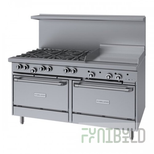 Garland G60-6G24RR Natural Gas 6 Burner 60