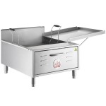 Carnival King 30 lb. Liquid Propane / Field Convertible Flat Bottom Countertop Funnel Cake / Donut Fryer Carnival King 30 lb. Liquid Propane / Field Convertible Flat Bottom Countertop Funnel Cake / Donut Fryer