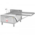 Carnival King 30 lb. Liquid Propane / Field Convertible Flat Bottom Countertop Funnel Cake / Donut Fryer Carnival King 30 lb. Liquid Propane / Field Convertible Flat Bottom Countertop Funnel Cake / Donut Fryer