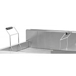 Carnival King 30 lb. Liquid Propane / Field Convertible Flat Bottom Countertop Funnel Cake / Donut Fryer Carnival King 30 lb. Liquid Propane / Field Convertible Flat Bottom Countertop Funnel Cake / Donut Fryer
