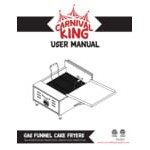 Carnival King 30 lb. Liquid Propane / Field Convertible Flat Bottom Countertop Funnel Cake / Donut Fryer Carnival King 30 lb. Liquid Propane / Field Convertible Flat Bottom Countertop Funnel Cake / Donut Fryer