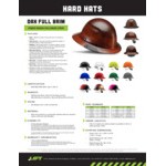 Lift Safety Dax Natural Fiber Resin Full Brim Hard Hat HDF-15NG Lift Safety Dax Natural Fiber Resin Full Brim Hard Hat HDF-15NG
