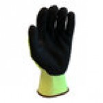 Armor Guys Extraflex Plus 14-500-L Hi-Vis Yellow 15 Gauge A5 HCT Microfoam Nitrile Gloves - Large