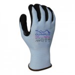 Armor Guys Extraflex Plus 14-500-L Hi-Vis Yellow 15 Gauge A5 HCT Microfoam Nitrile Gloves - Large