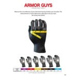 Armor Guys Extraflex Plus 14-500-L Hi-Vis Yellow 15 Gauge A5 HCT Microfoam Nitrile Gloves - Large
