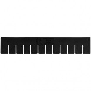 Quantum Black Long Conductive Divider for DG92035CO Conductive Dividable Grid Container - 6/Pack