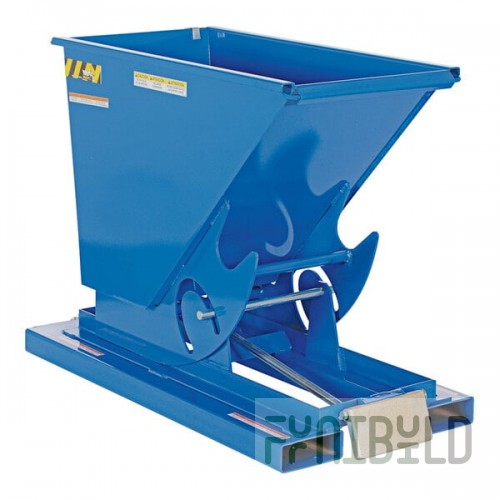 Vestil 0.33 Cubic Yard Heavy-Duty Self-Dumping Steel Forklift Hopper D-33-HD - 6,000 lb. Capacity
