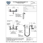T&S B-0168 Wall Mount Spray Unit Assembly with 8